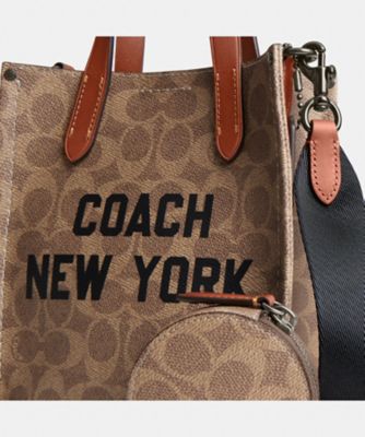 現行品 コーチ リレー トートバッグ 17 シグネチャー 2way 大容量 白 リレー トート バッグ 17 | COACH/コーチ | 三越伊勢丹